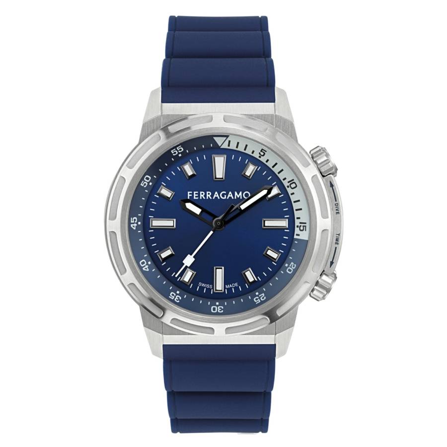 Ferragamo Sport Quartz Blue Dial Mens Watch SFJA00124 255$