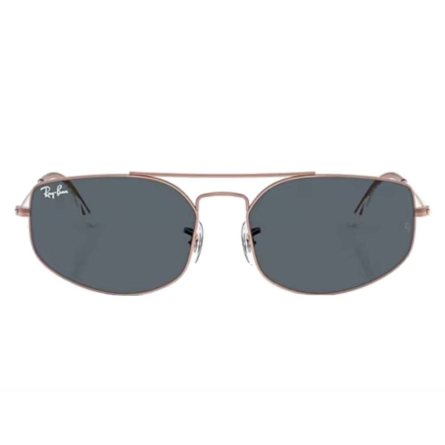 Ray-Ban Explorer V RB3845 Glass Sunglasses - Polished Copper/Blue Classic - XX-Large