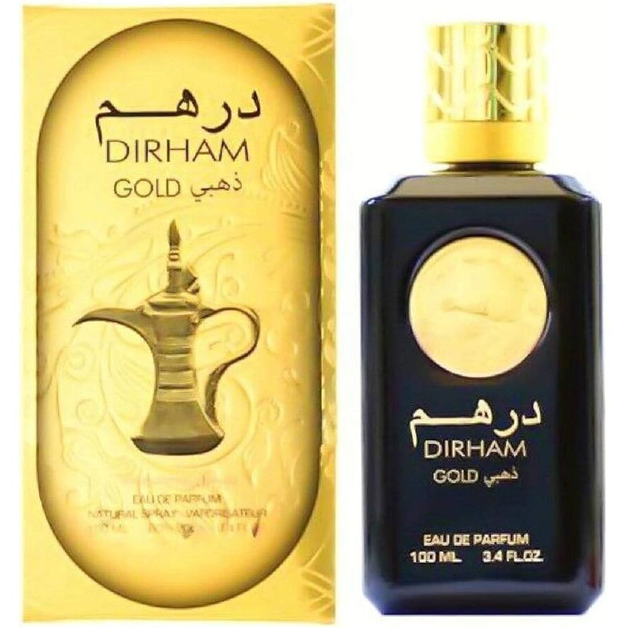 Ard Al Zaafaran Mens Dirham Gold EDP Spray 34 oz Fragrances 6423080608449 17$