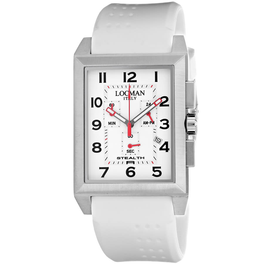 Locman Classic Chronograph Quartz White Dial Mens Watch 242WH2BKWH 155$