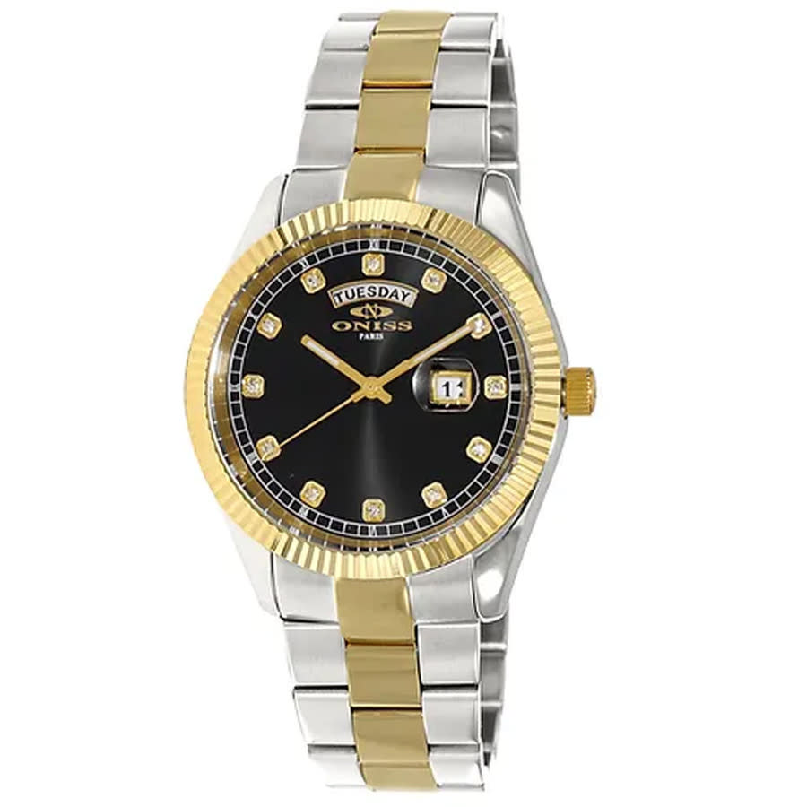 Oniss ONZ3881 Black Dial Mens Watch ON3881-2TBK