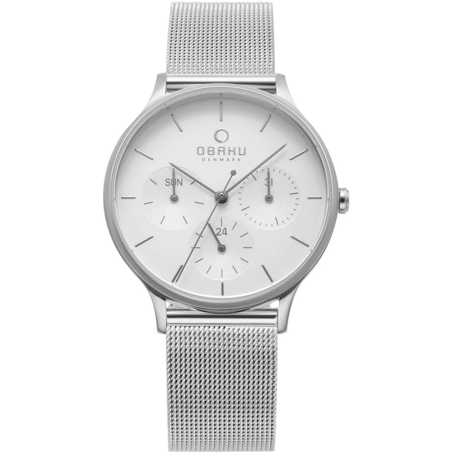 Obaku Lind Quartz White Dial Ladies Watch V212LMCIMC