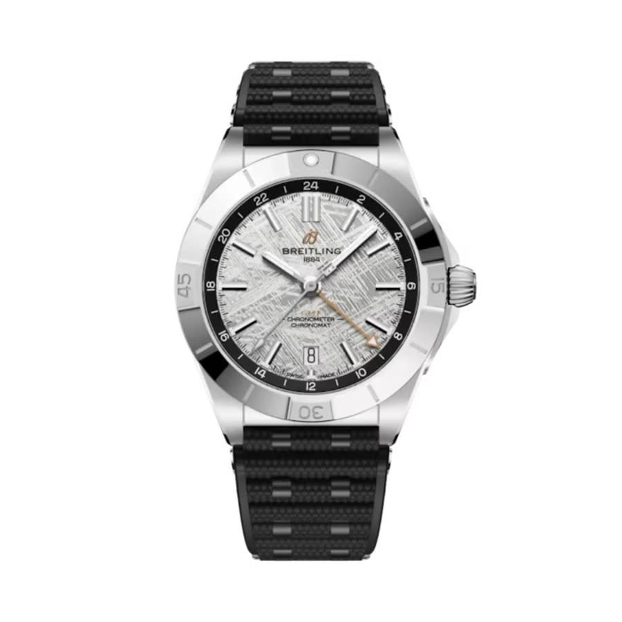 Breitling Erling Haaland Chronomat GMT Automatic Chronometer Meteorite Dial Mens Watch P323982A1F1S1