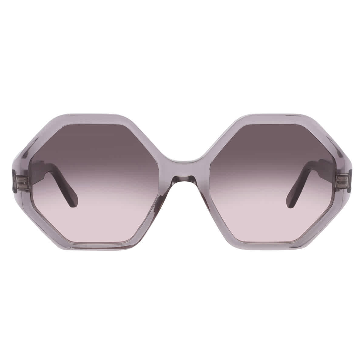 Salvatore Ferragamo Grey Gradient Geometric Ladies Sunglasses SF1070S 057 55
