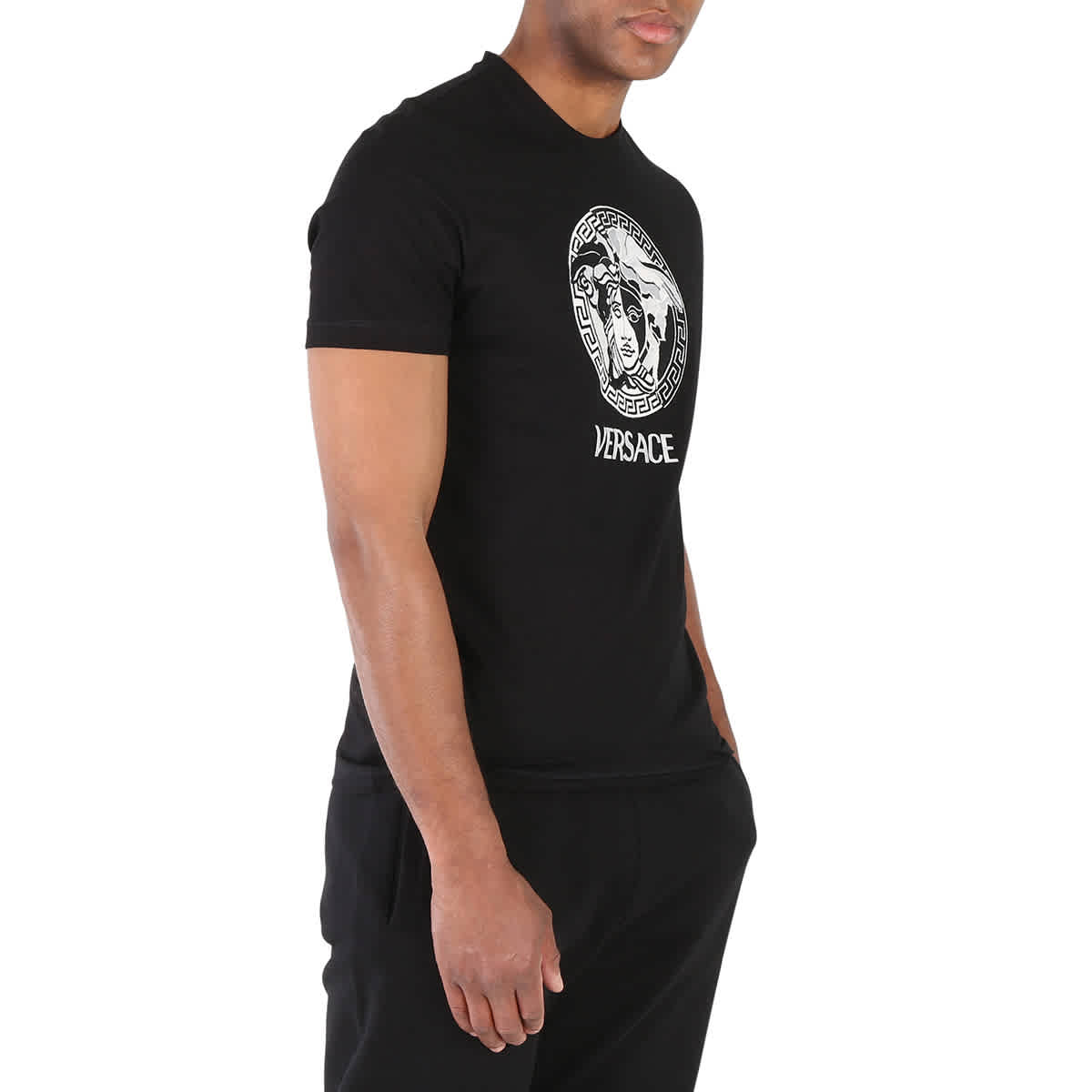 Versace Men's Black Medusa Logo T-Shirt | eBay