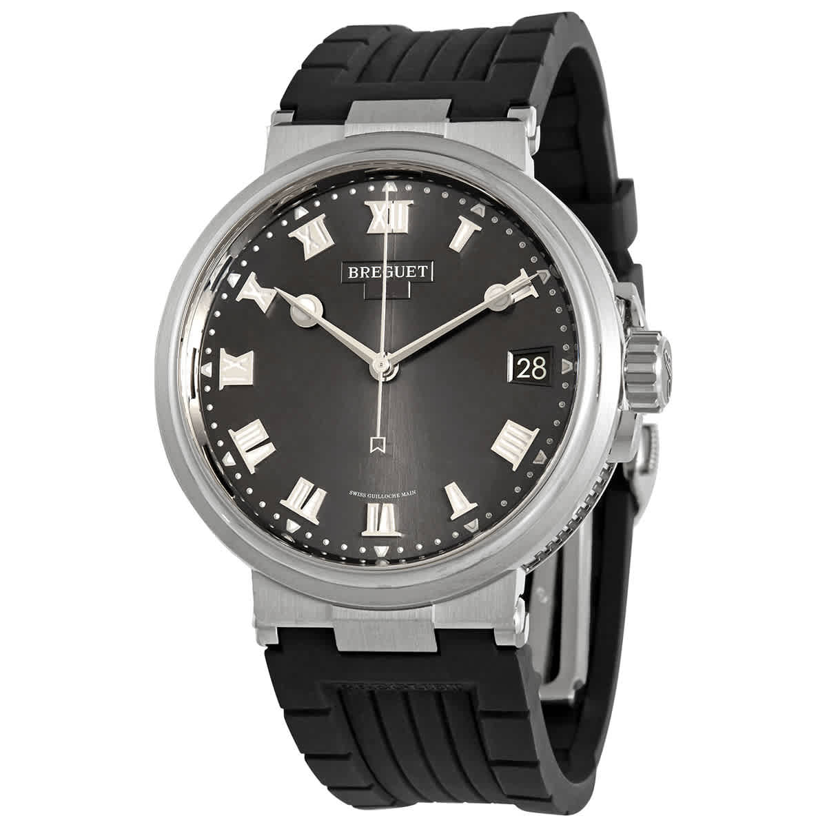 Breguet Marine Automatic Grey Dial Watch 5517TIG25ZU