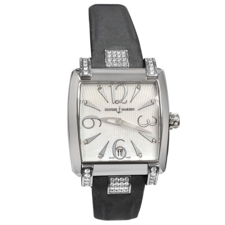 Pre-owned Ulysse Nardin Caprice Automatic White Dial Ladies Watch 133-91C691 3950$