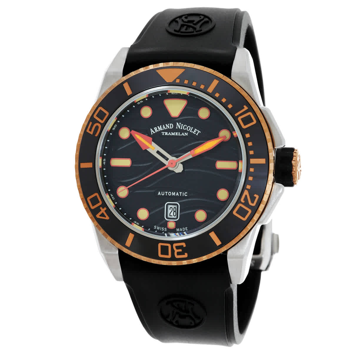 Armand Nicolet JSH Automatic Black Dial Mens Watch A480PSN-NO-GG4710N 792$