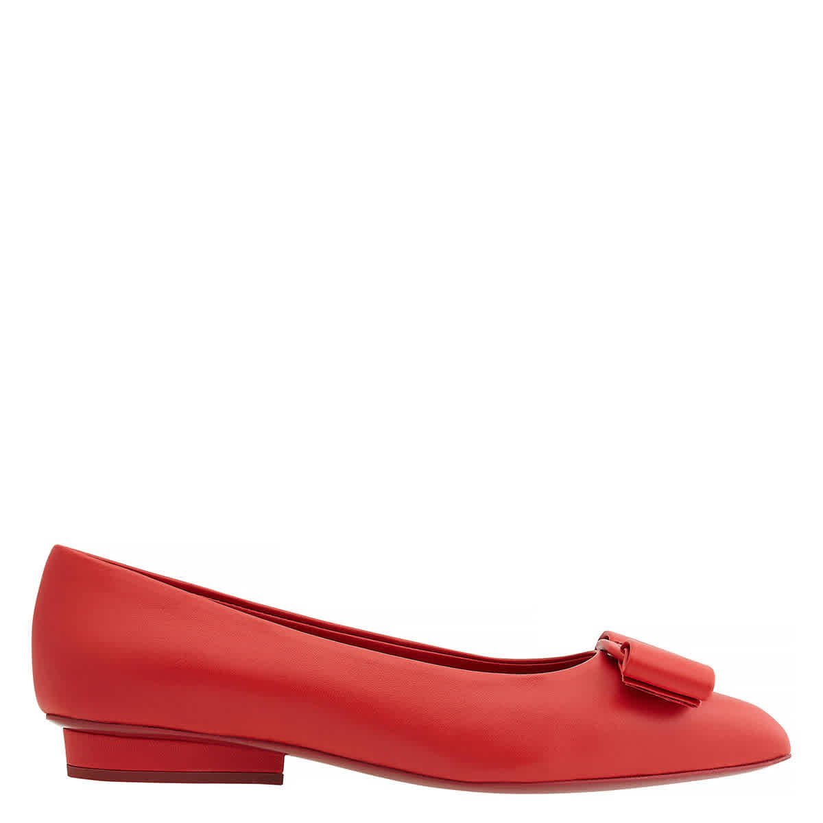 Ladies red ballet pumps on sale