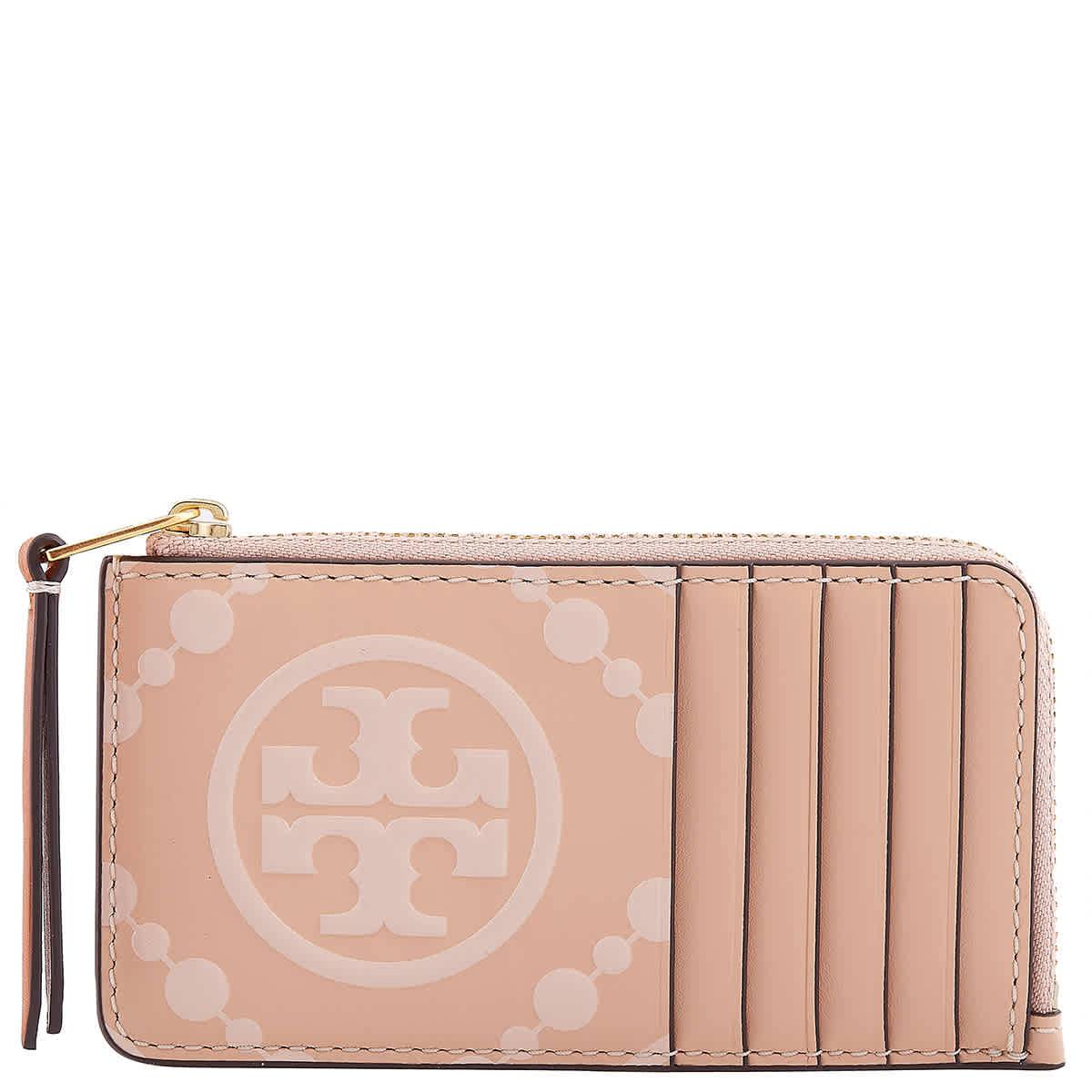 Tory Burch T Monogram Zip Card Case 158862-250 | eBay