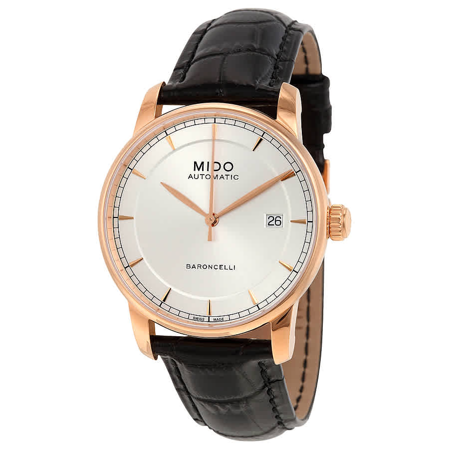 Mido Baroncelli II Automatic Silver Dial Mens Watch M86003104 650$