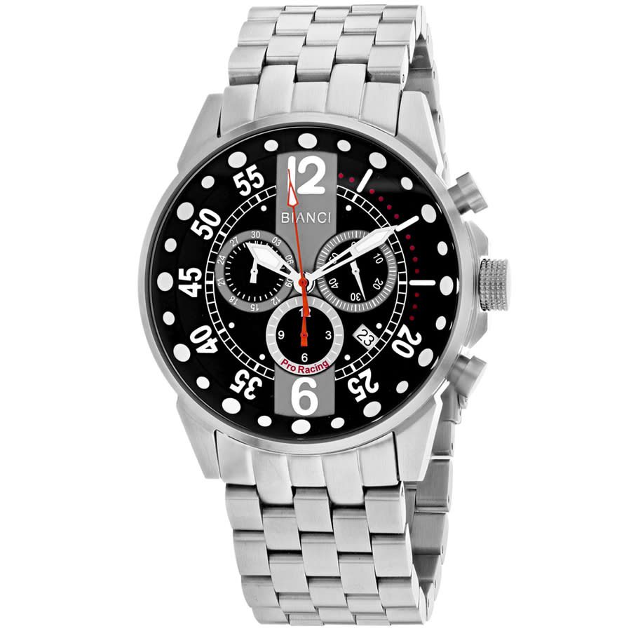 Roberto Bianci Messina Chronograph Quartz Black Dial Mens Watch RB70981