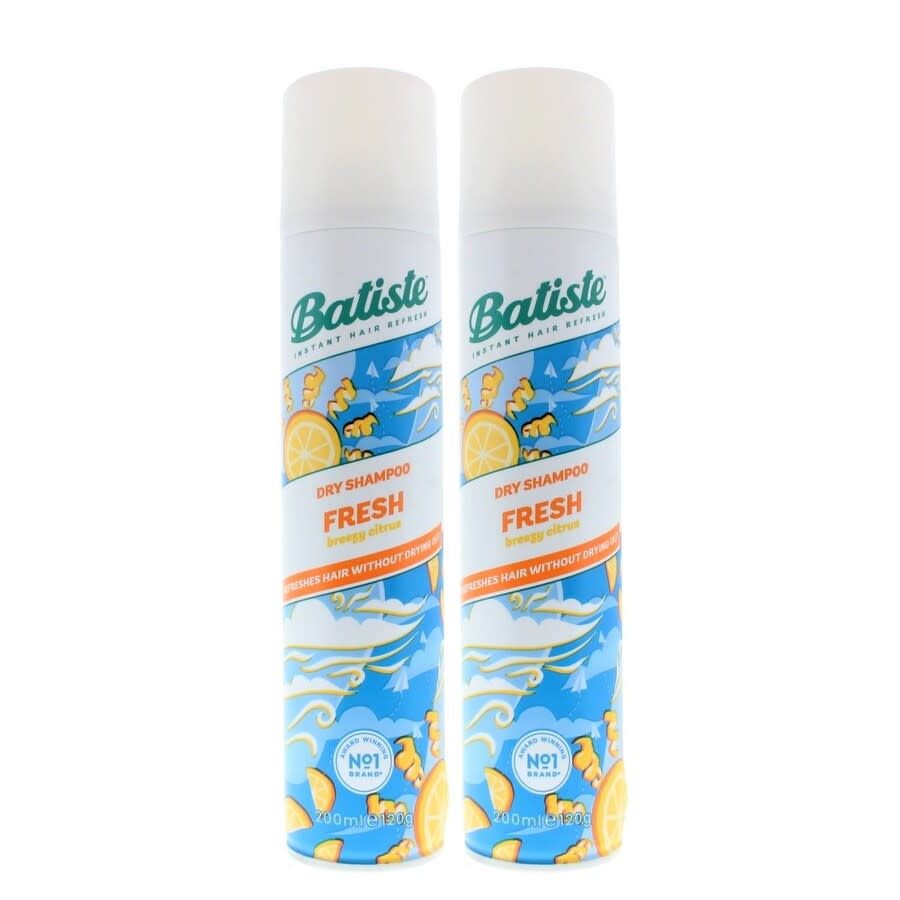Batiste Instant Hair Refresh Dry Shampoo Fresh Breezy Citrus 200ml 2 PACK 15$