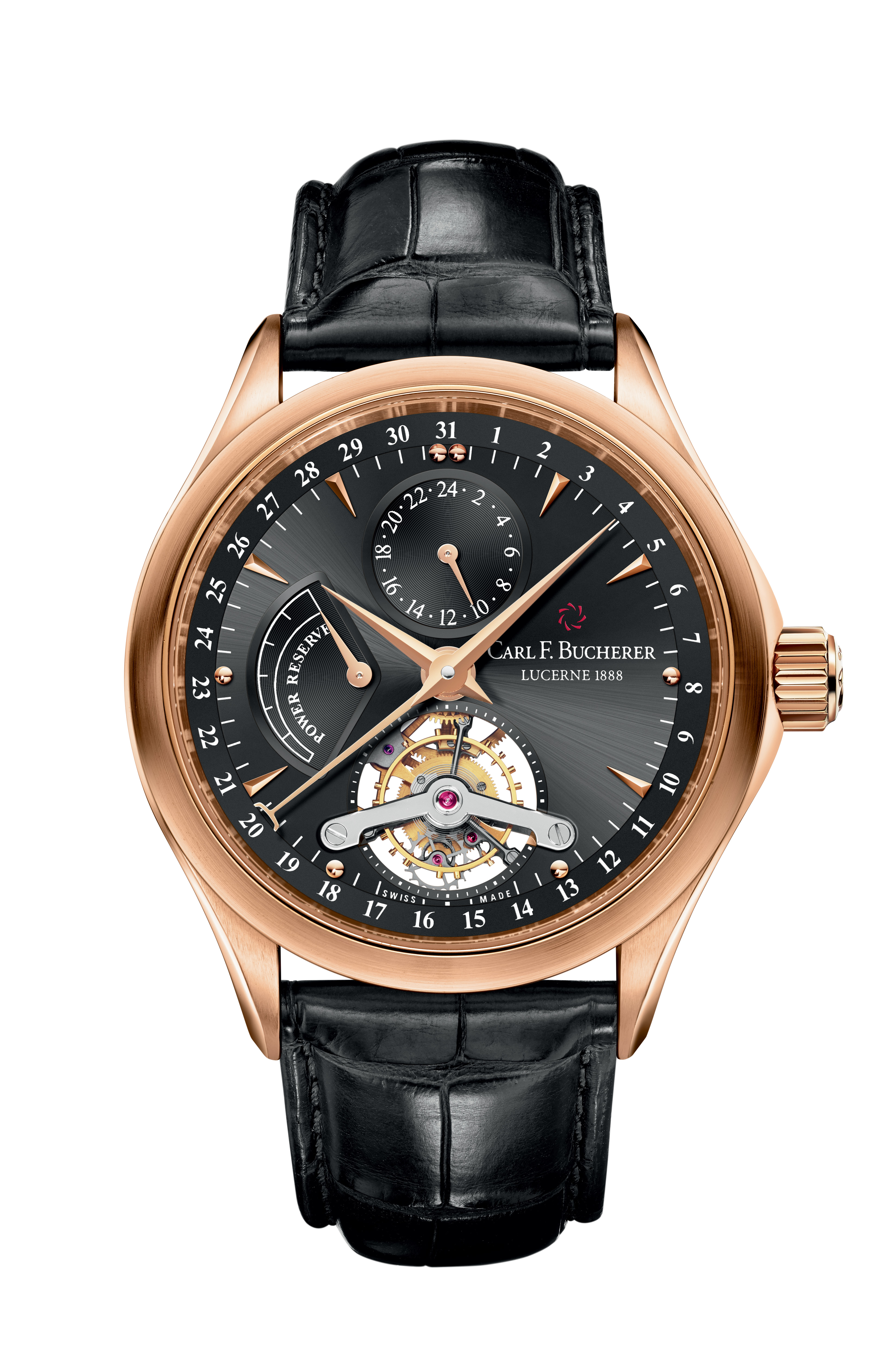 Carl F Bucherer Manero Tourbillon Mens Watch 0010918033301