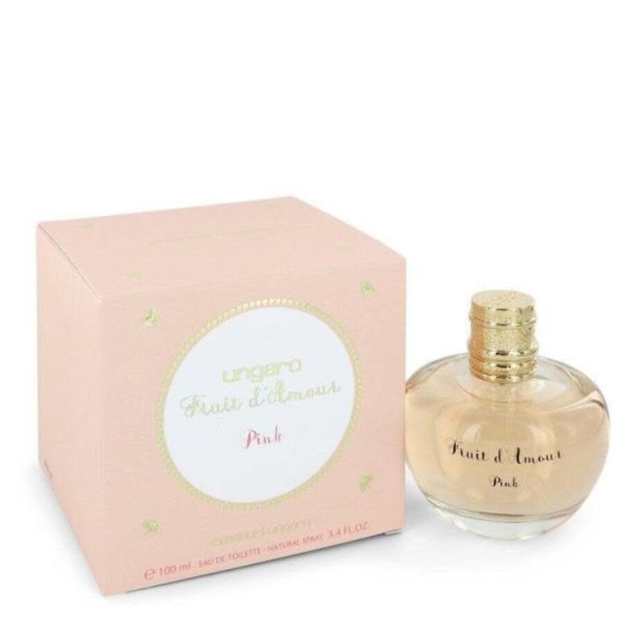Emanuel Ungaro Ladies Fruit d'Amour Pink EDT Spray 3.4 oz Fragrances 8034097957970