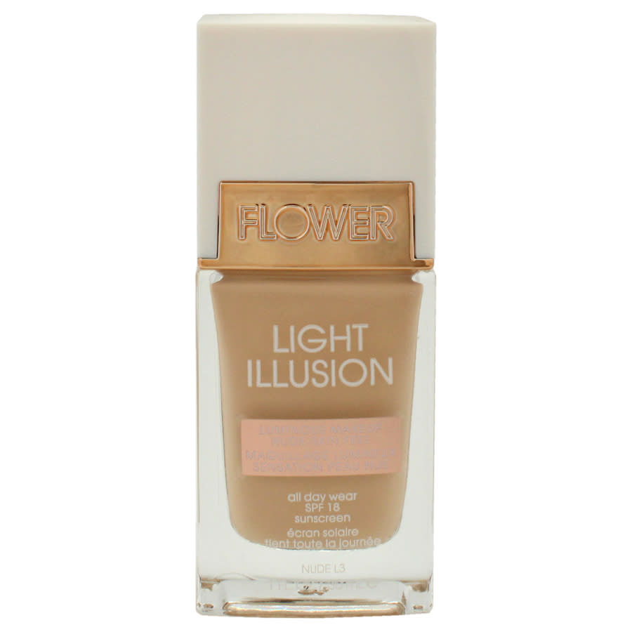 Flower Beauty Ladies Light Illusion Foundation Spf 18 1 Oz L3 Nude Makeup 840797114920 10$