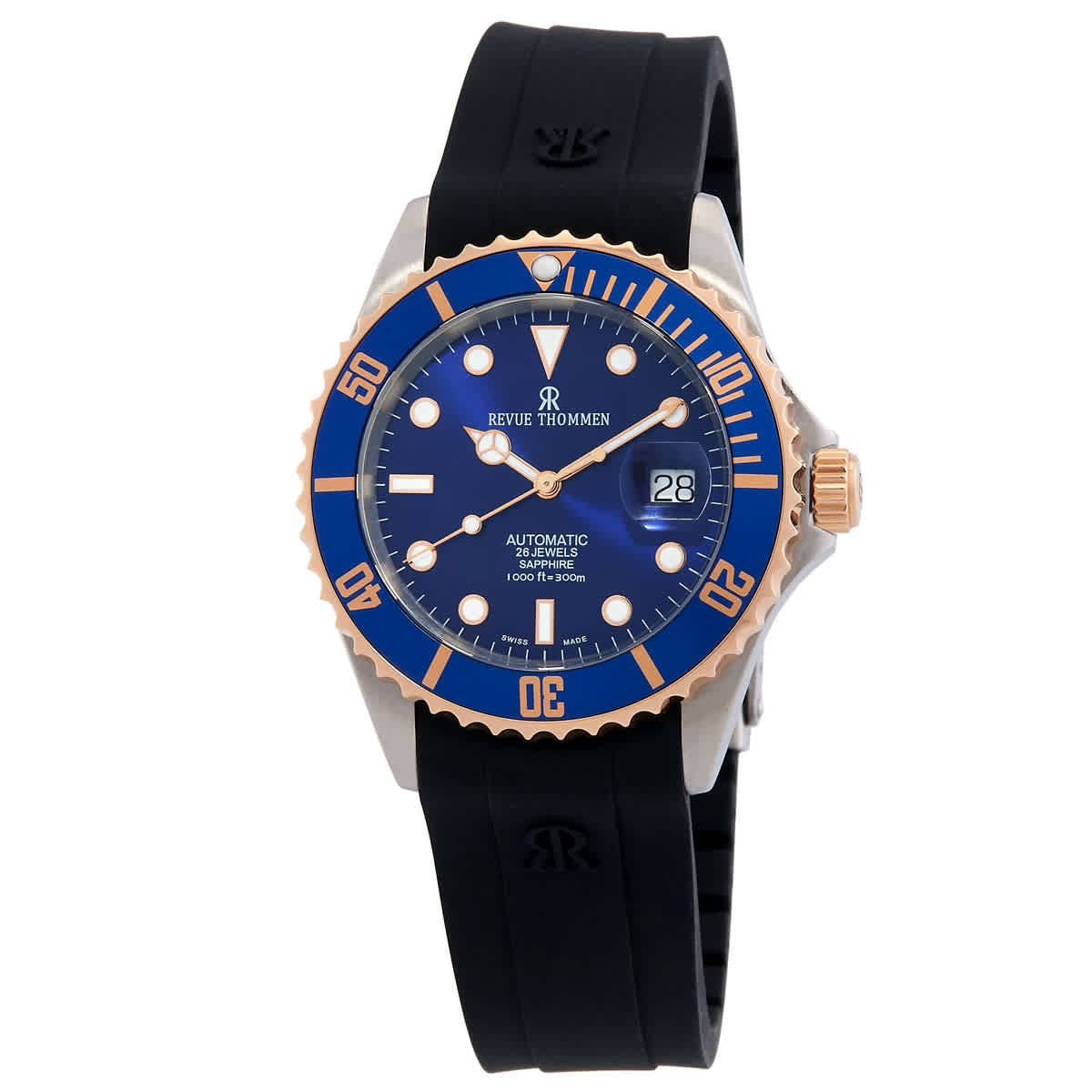 Revue Thommen Diver Automatic Blue Dial Mens Watch 175712855 765$