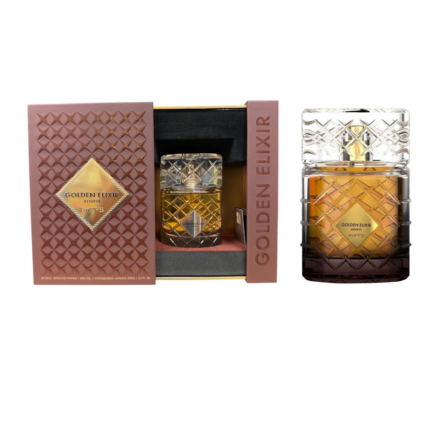 Riiffs Unisex Golden Elixir Reserve EDP Spray 3.4 oz Fragrances 6297001574058