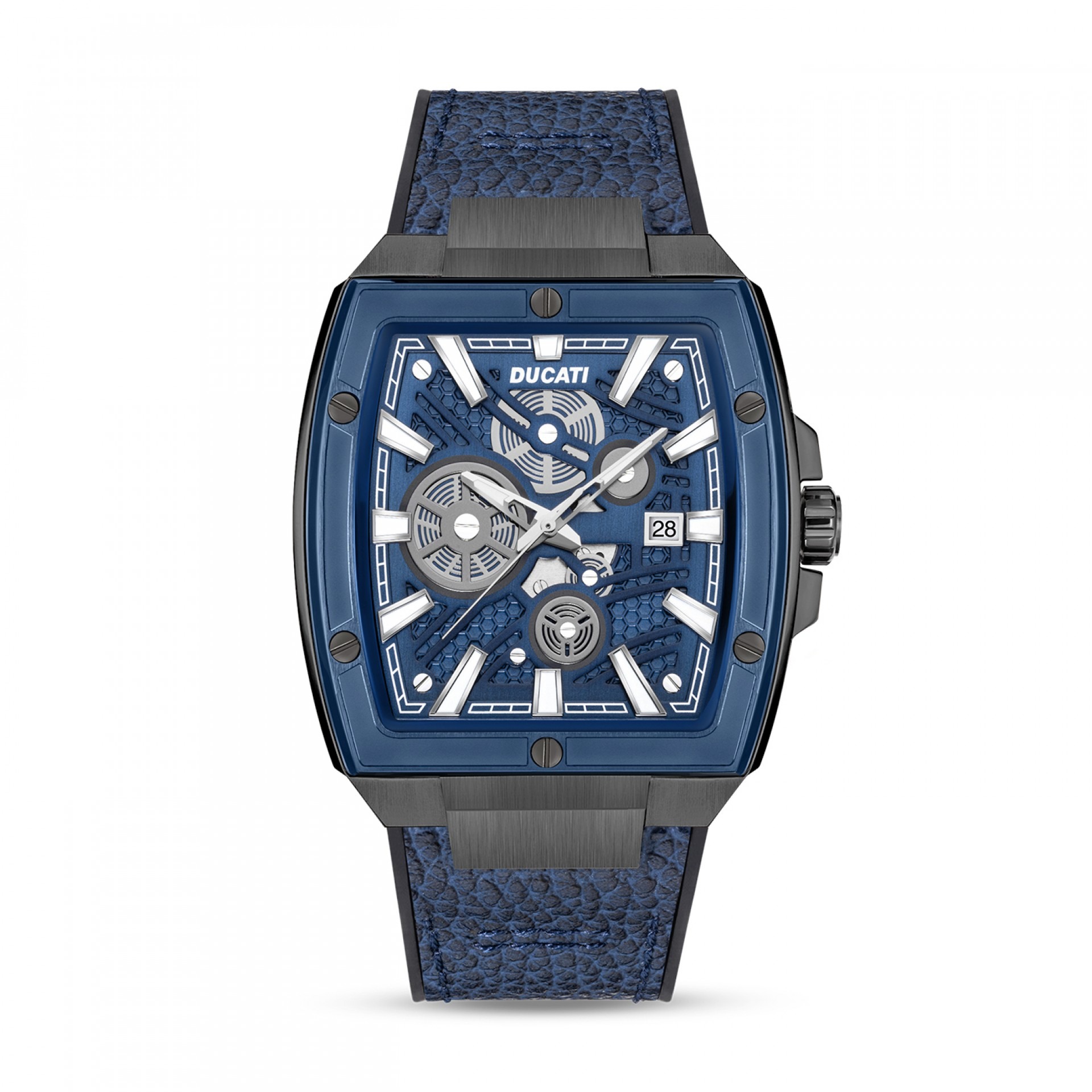 Ducati Classic 3H Quartz Blue Dial Mens Watch DTWGB0000703