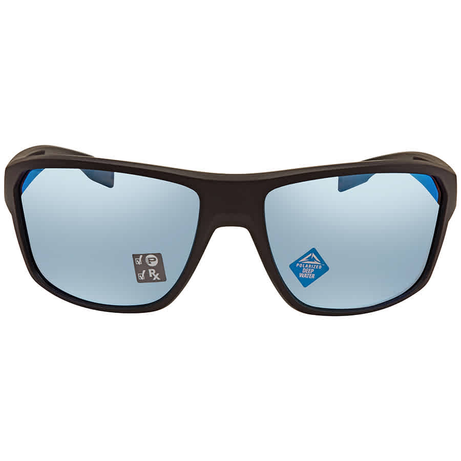 Oakley Split Shot Prizm Polarized Sunglasses Matte Black W/Prizm Dp H2o Polarized, One Size - Men's
