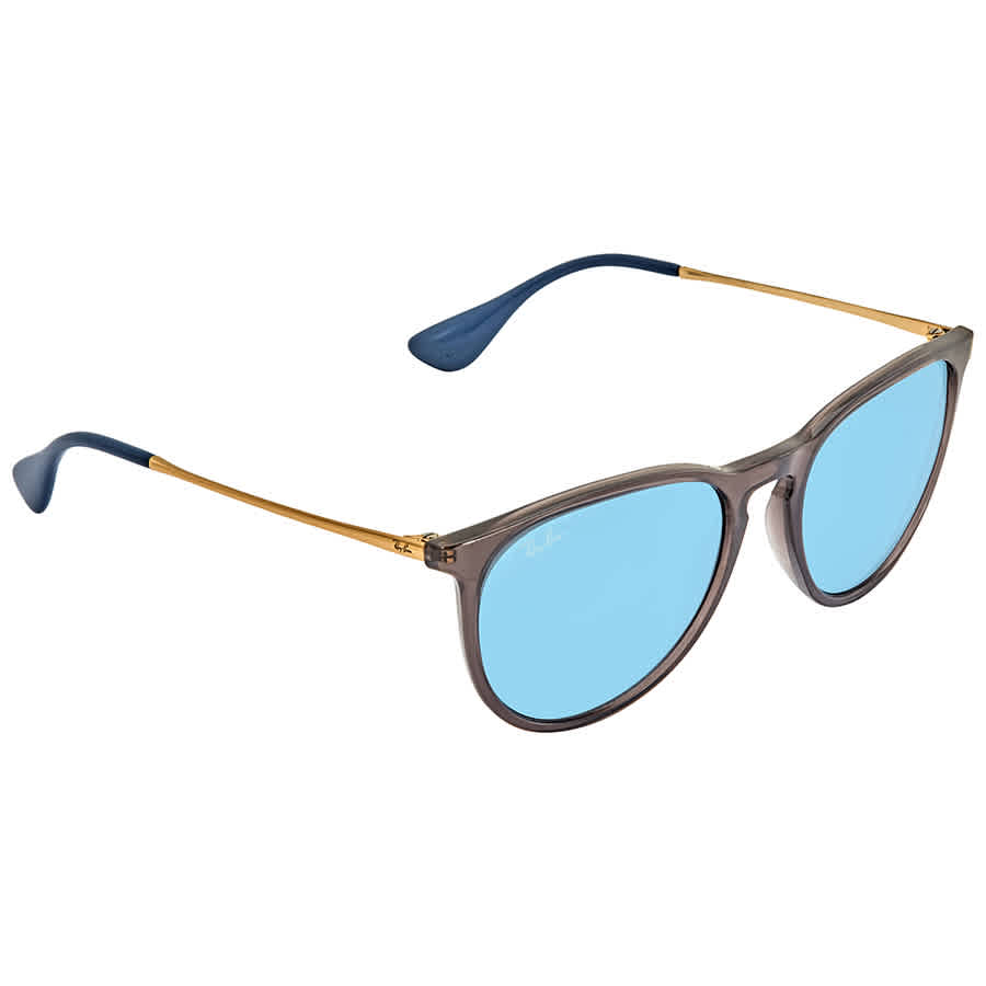 Ray Ban Erika Color Mix Light Blue Classic Geometric Ladies Sunglasses