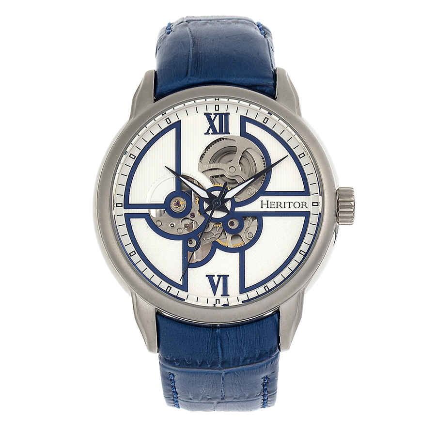 Heritor Sanford Automatic White Dial Mens Watch HR8301 500$