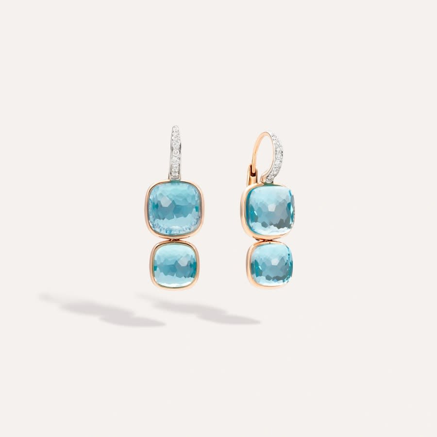 Pomellato Nudo Drop Earrings - Sky Blue Topaz - POC2025_O7WHR_DB0OY