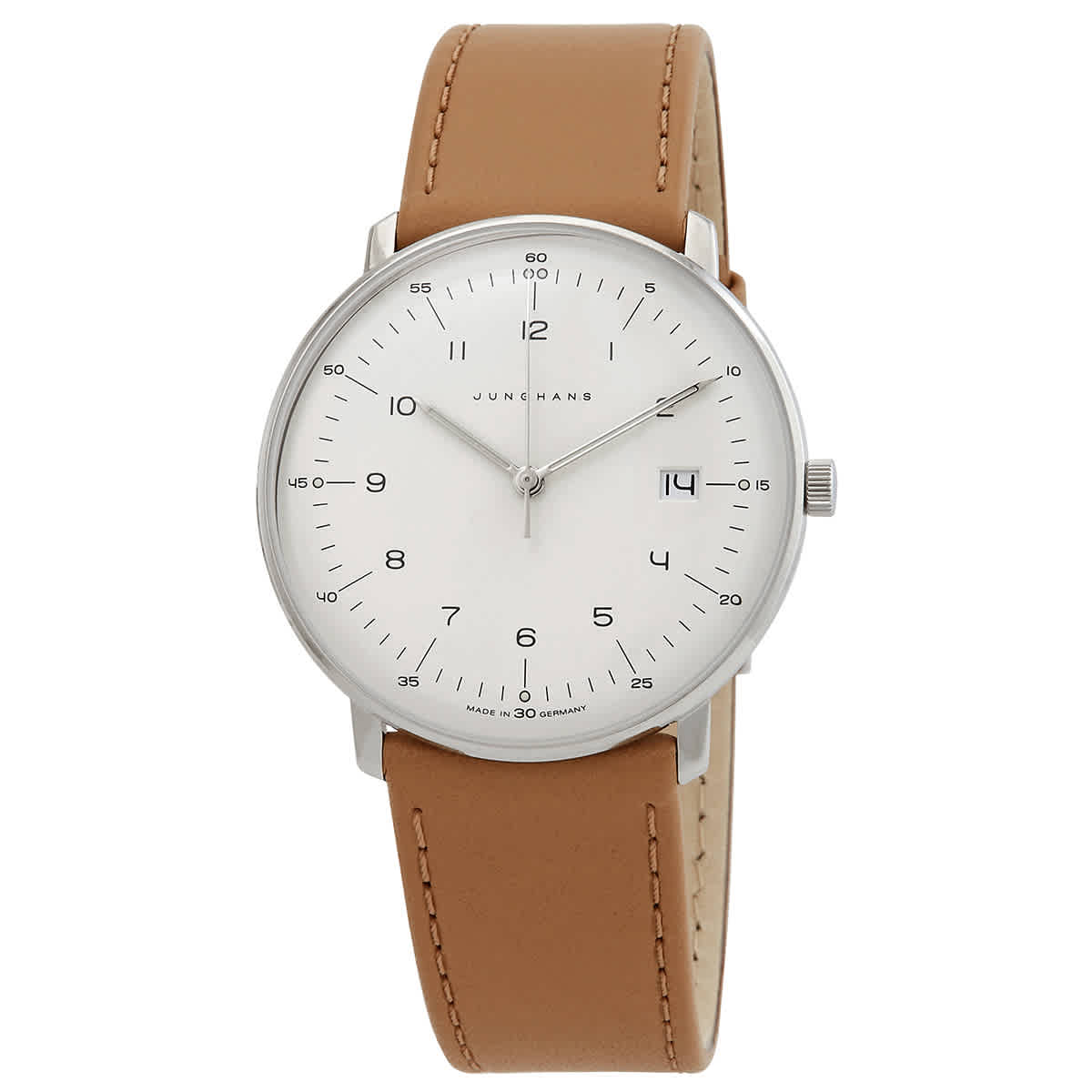 Junghans Max Bill Quarz Silver-tone Dial Quartz Watch 41/4562.02