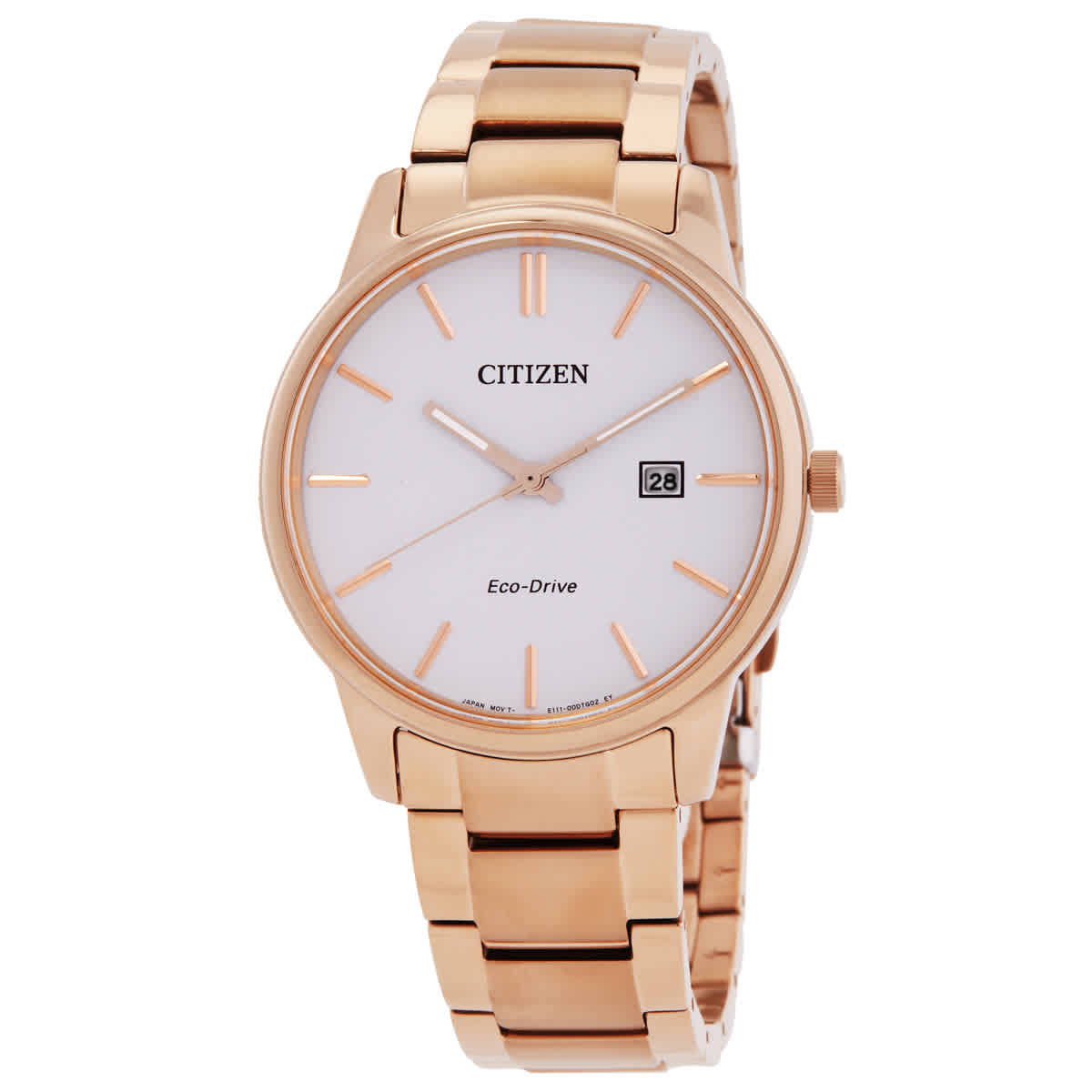Citizen Pair Eco-Drive White Dial Mens Watch BM6973-97A
