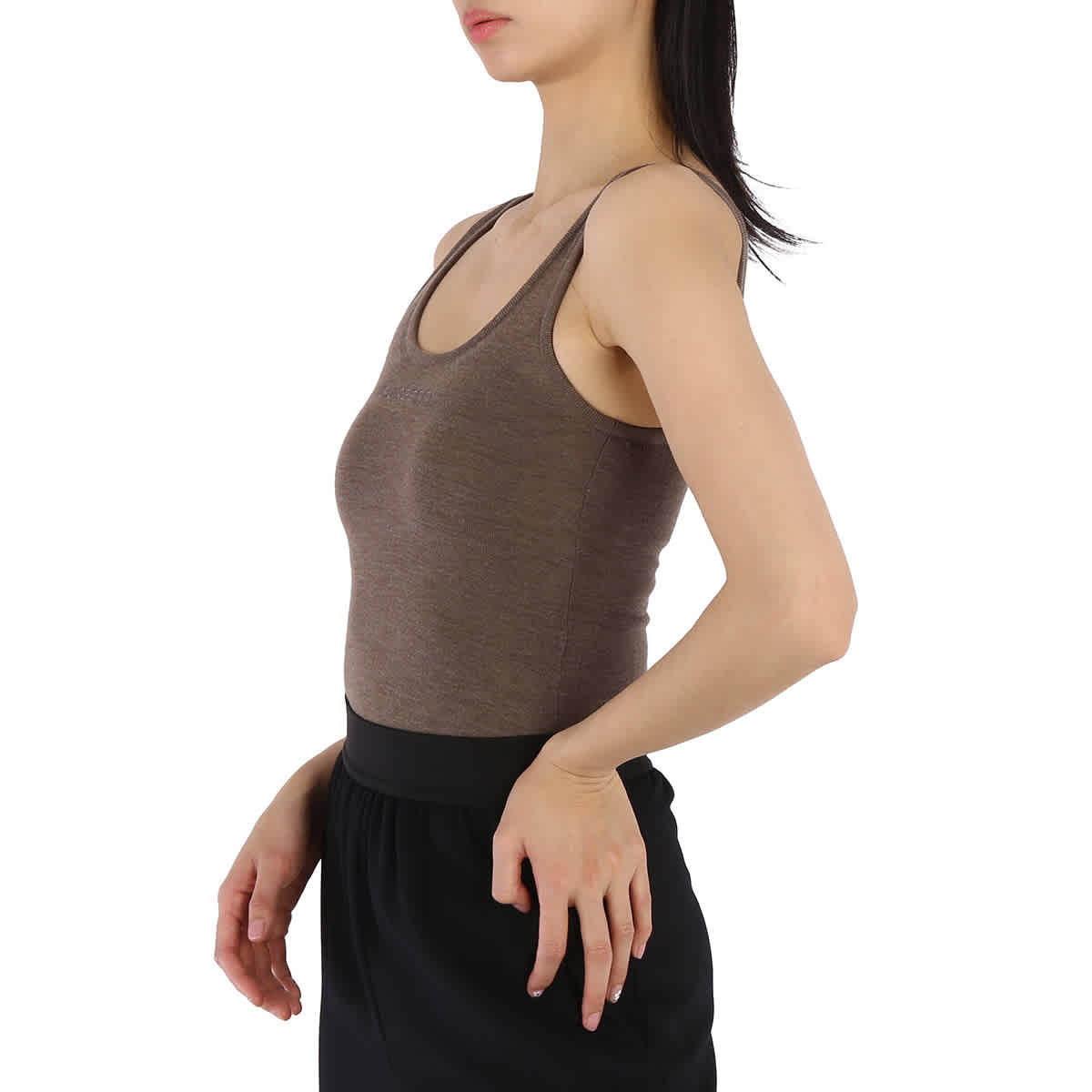 Cashmere knitted bodysuit –