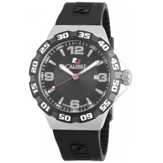 Calibre Lancer Black Dial Mens Watch SC-4L1-04-007