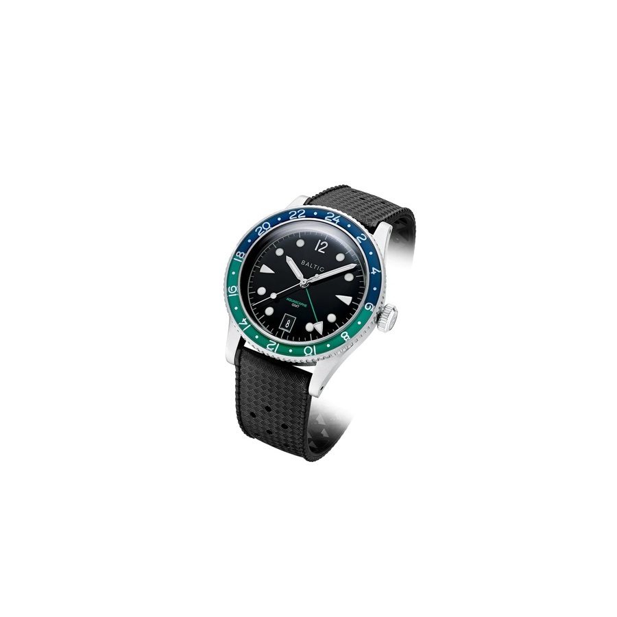 Baltic Aquascaphe GMT Automatic Black Dial Mens Watch AQUAGMTGREEN 1035$