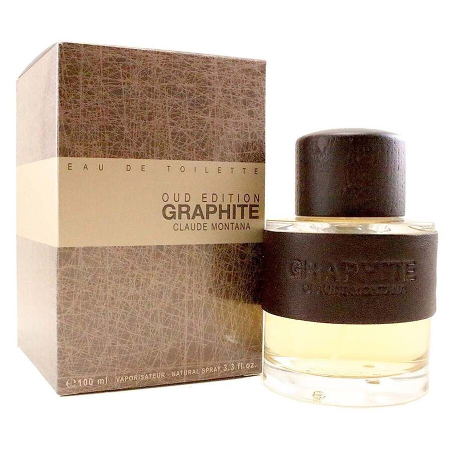 Montana Mens Graphite Oud Edition EDT Spray 3.4 oz Fragrances 3700573870105