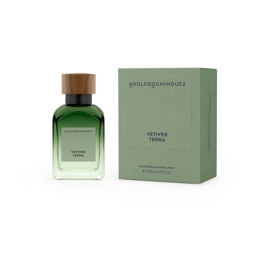 Adolfo Dominguez Mens Vetiver Terra EDP Spray 4.1 oz Fragrances 8410190627185