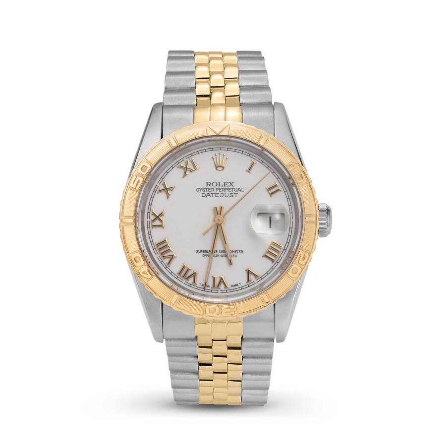 Preowned Rolex Datejust Automatic Chronometer White Dial Unisex Watch 16263 WRJ