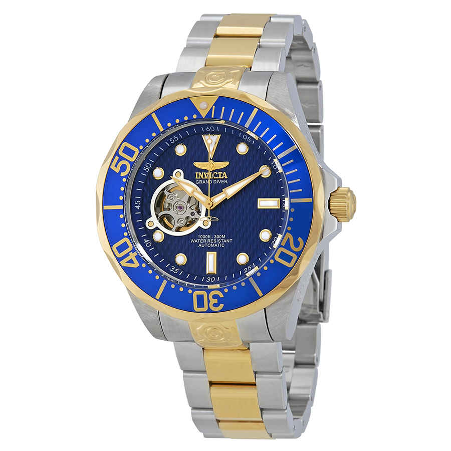 Invicta Pro Grand Diver Automatic Blue Dial Men's Watch 13706