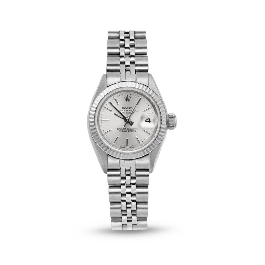 Preowned Rolex Datejust Automatic Chronometer Silver Dial Ladies Watch 69174 SSJ
