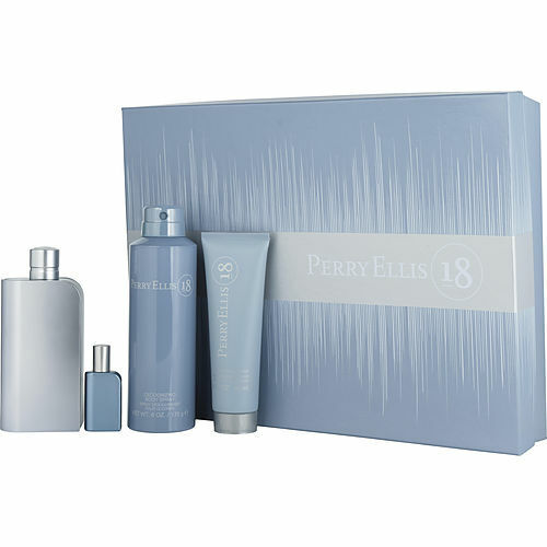 Perry Ellis Mens 18 Men Gift Set Fragrances 844061014411 35$