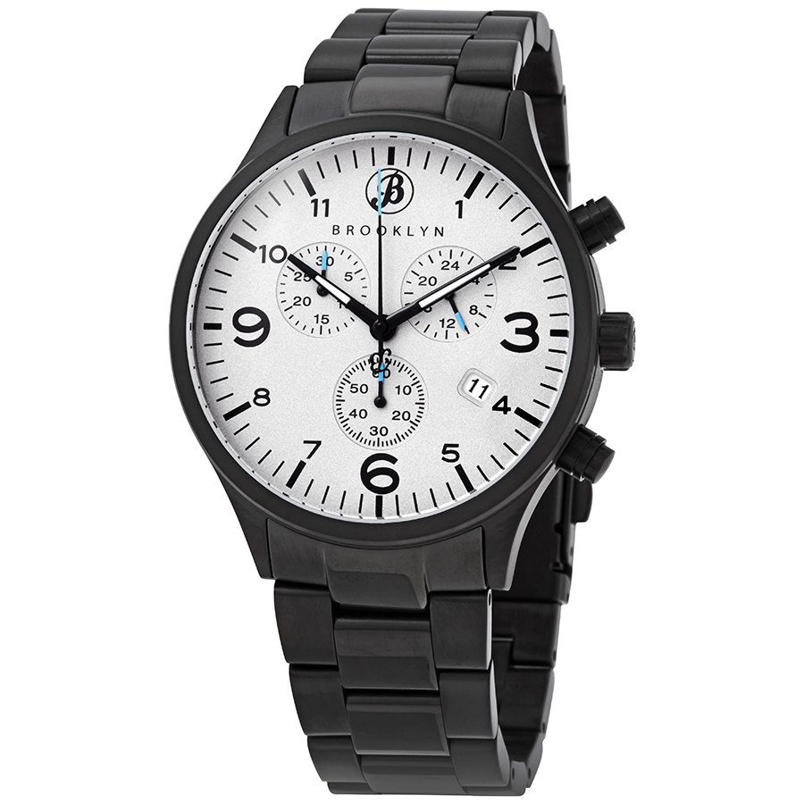 Brooklyn Watch Co. Bedford Brownstone II Quartz Grey Dial Mens Watch 308-GRY-1