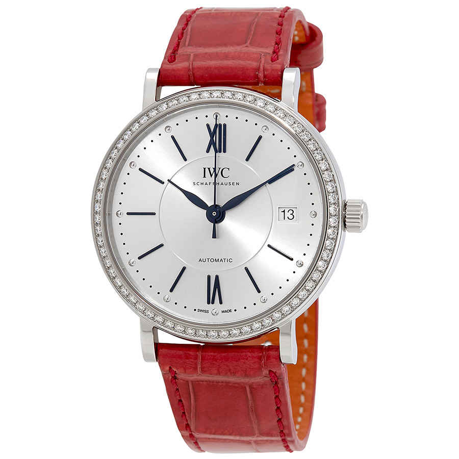 IWC Portofino Silver Dial Diamond Automatic Ladies Watch 4581-09 8528$