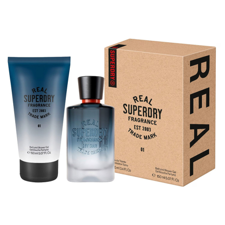 Superdry Mens Real Superdry 01 Gift Set Fragrances 7640473480713