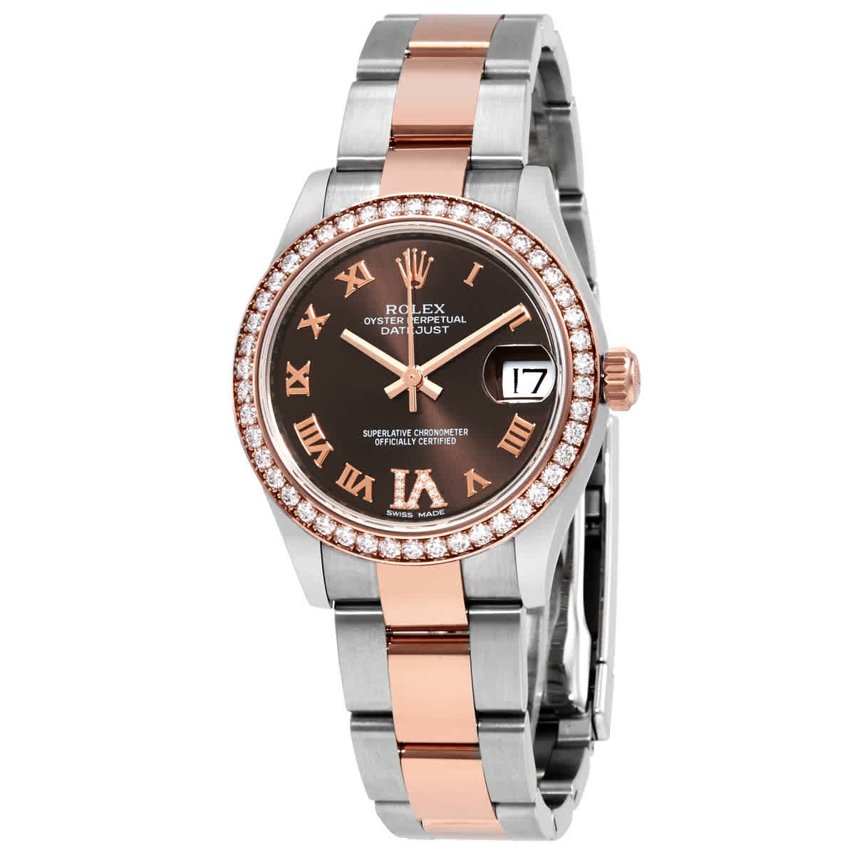Rolex Datejust 31 Automatic Chronometer Diamond Ladies Watch 278381CHRDO
