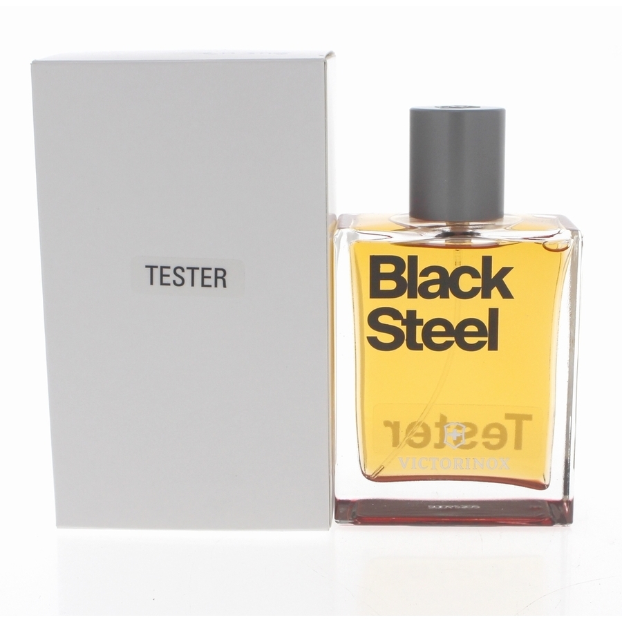 Swiss Army Mens Black Steel EDT Spray 3.4 oz (Tester) Fragrances 000020062302
