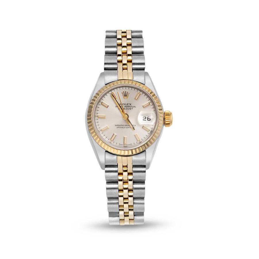 Preowned Rolex Datejust Automatic Chronometer White Dial Ladies Watch 179173 WSJ