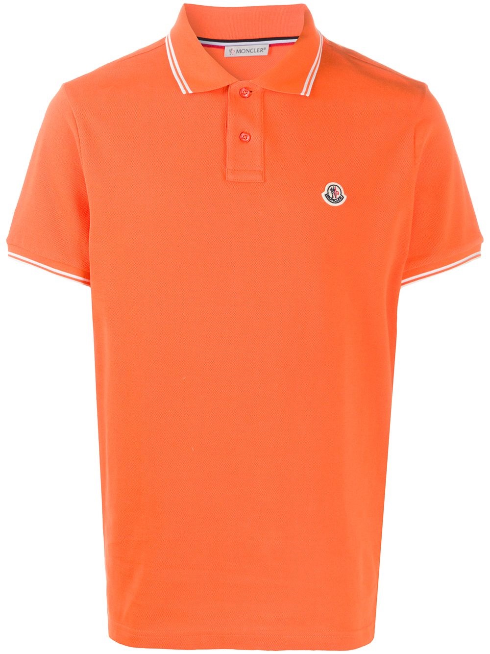 orange moncler shirt