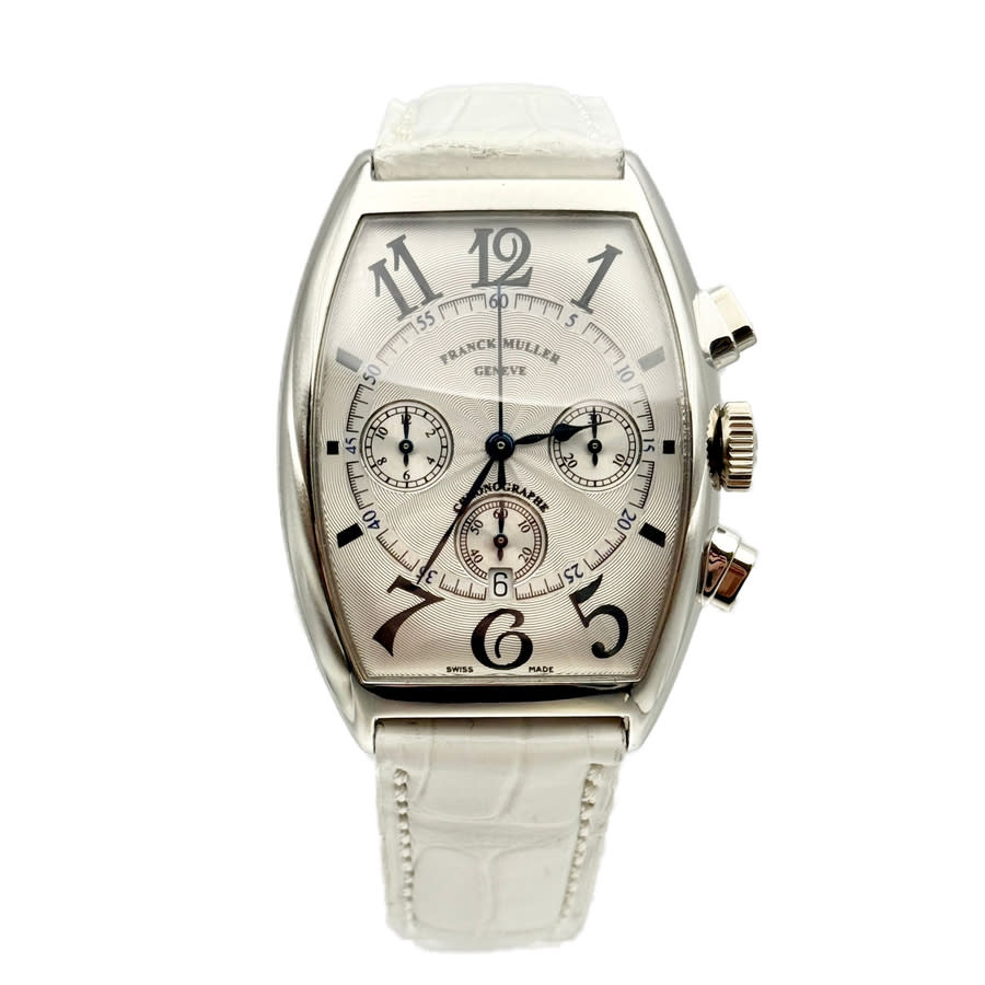 Franck Muller Cintree Curvex Chronograph Automatic Silver Dial Ladies Watch 6850 CC AT-WHT 10088$