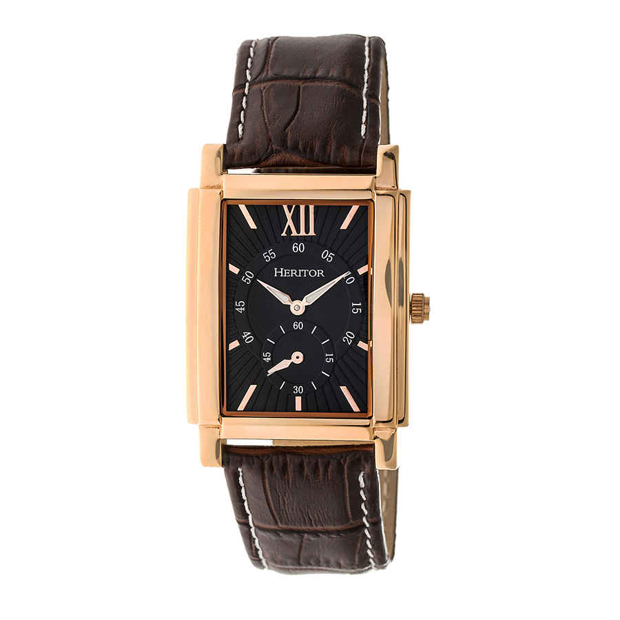 Heritor Frederick Automatic Brown Dial Mens Watch HR6105 339$