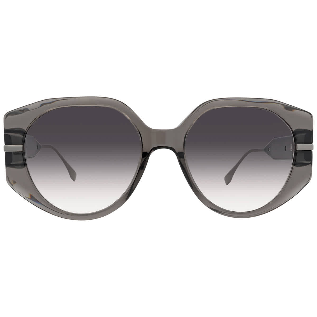 Fendi Gradient Smoke Butterfly Ladies Sunglasses FE40083U 20B 54