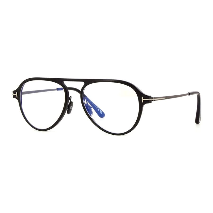 Tom Ford FT5972-B 005 Blue-Light Block Men's Glasses Black Size 54 - Free Lenses - Blue Light Block Available