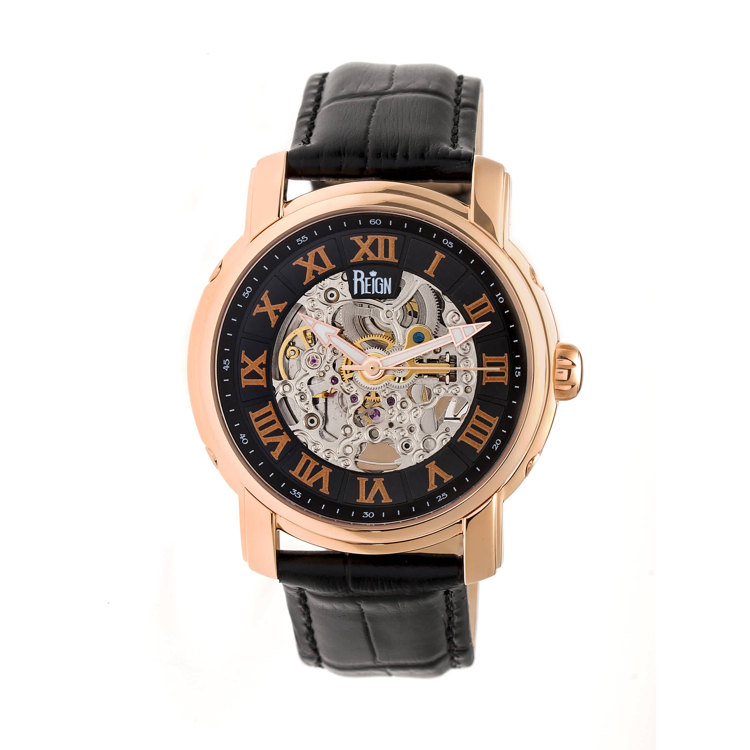 Reign Kahn Automatic Black Dial Mens Watch REIRN4306 160$